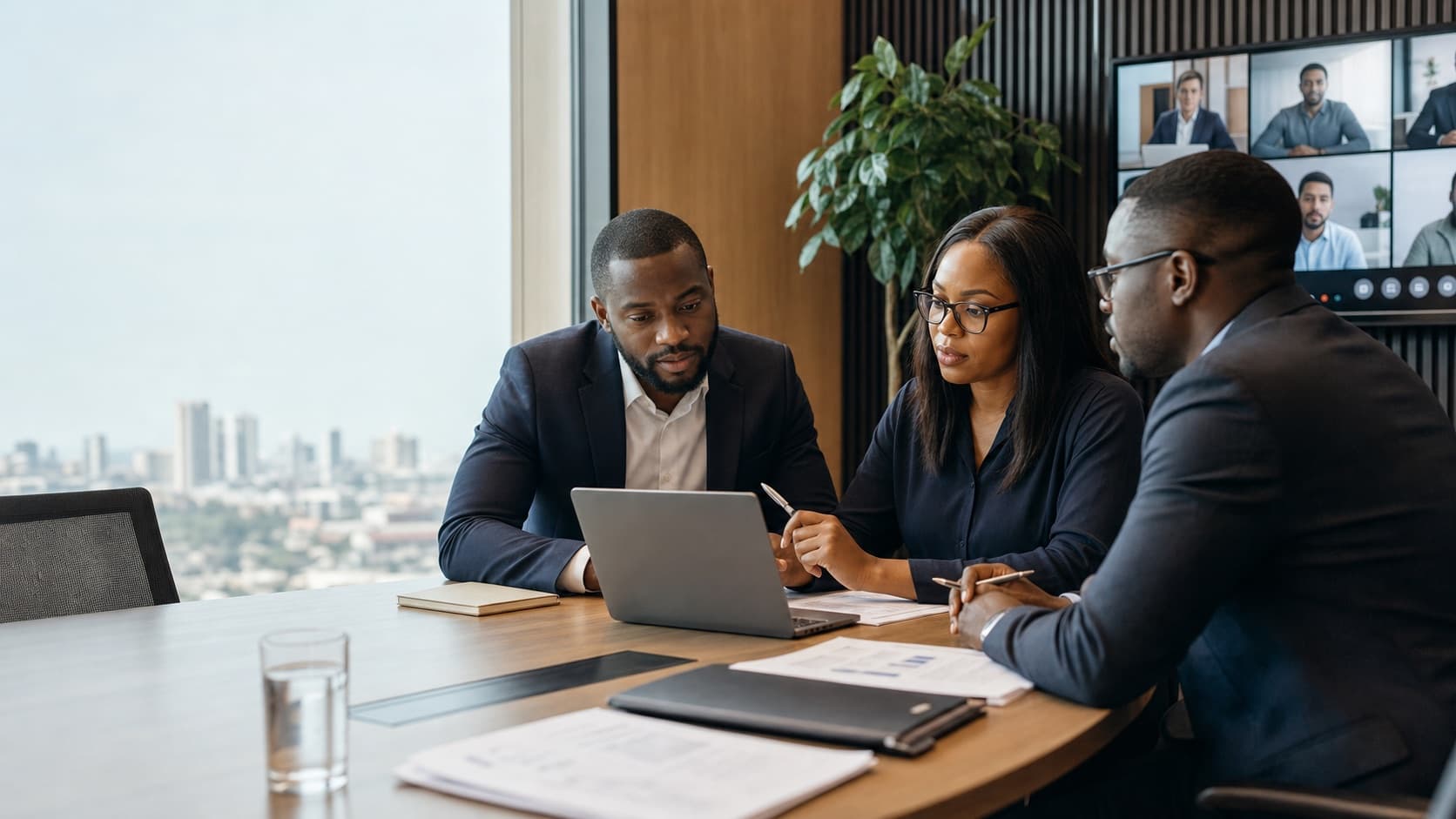 Nigerian SaaS team preparing enterprise security questionnaire evidence for a buyer review